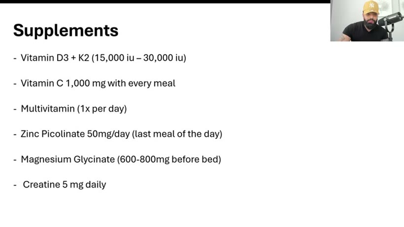 Supplement list