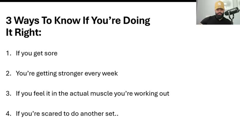 Three ways to know you're doing it right